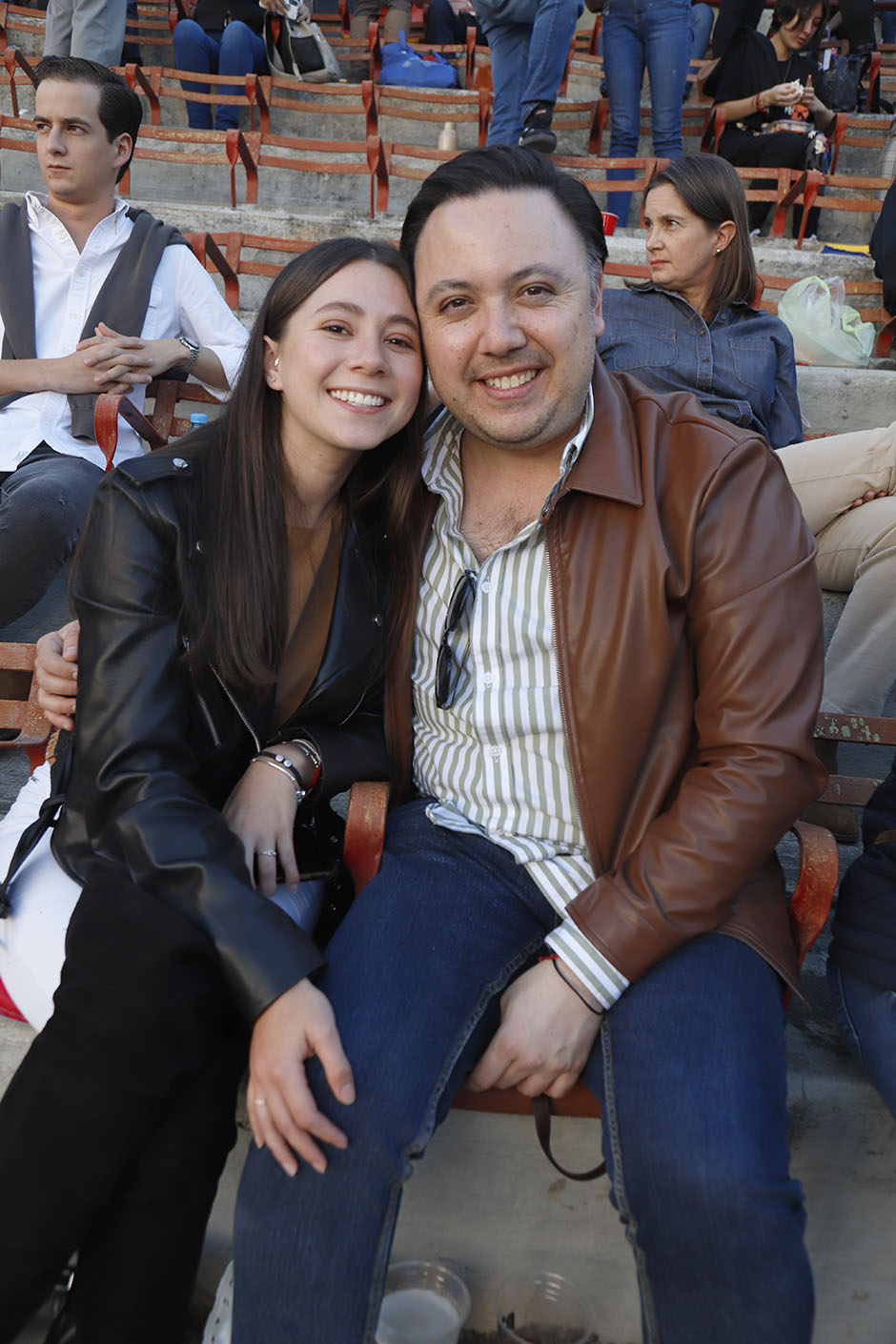 Priscila Basulto y Christian Frey