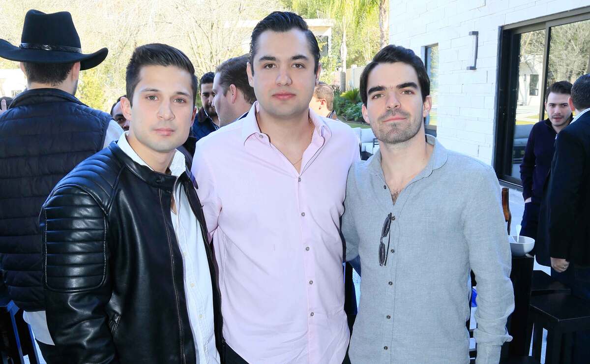 Sergio González, Andrés Ortiz y Alejandro González