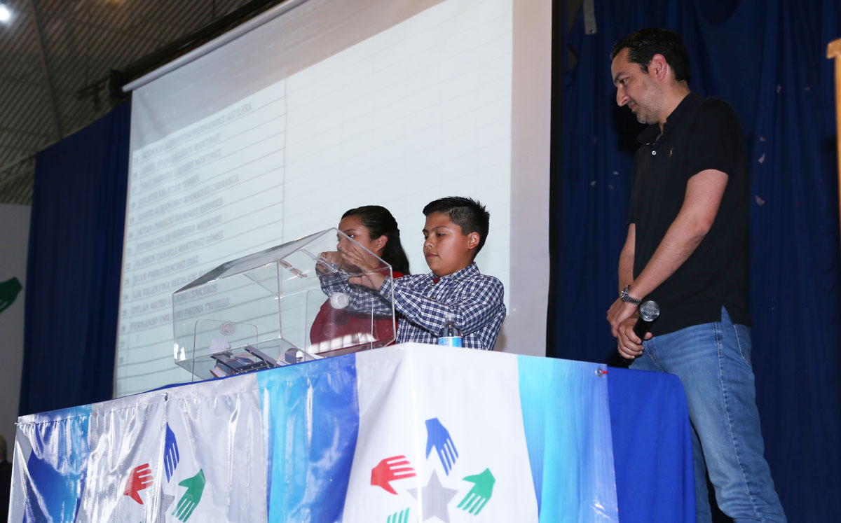 Durante el sorteo