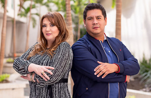 Marina Senra y Juan Carlos Reyes: al frente del Centro de Negocios Metepec