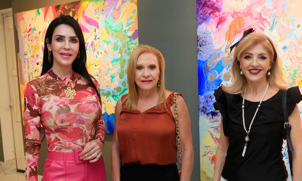 Martha de Ruiz, Norma Ruiz y Elsa Aguirre