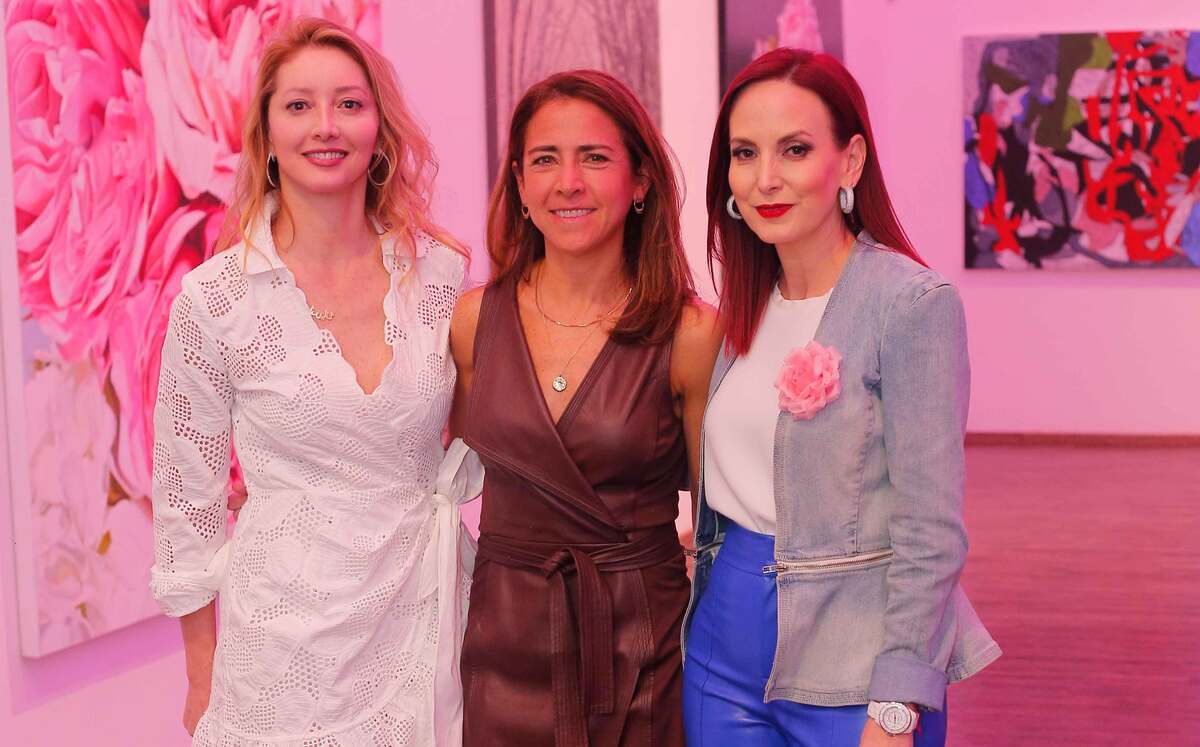 Adriana Santos, Irene Ovalle y Mónica García de Moyeda.Fotos: Daniel Saldívar