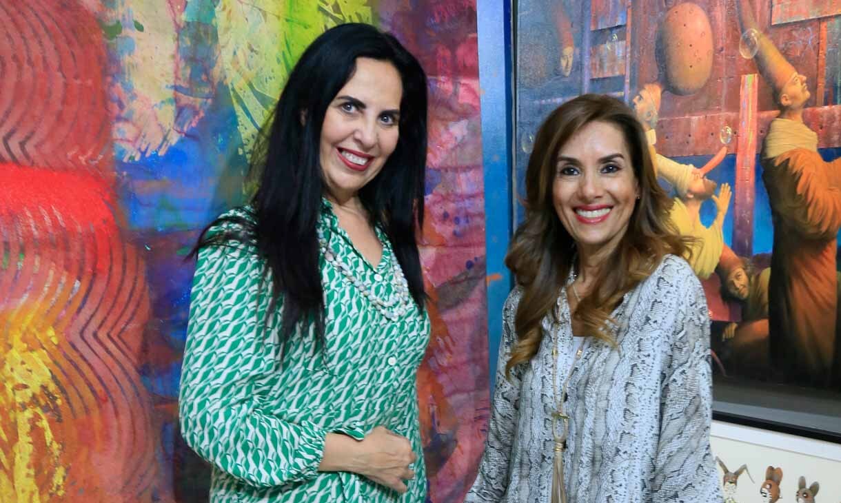 Liz Cantú y Olga Mejía