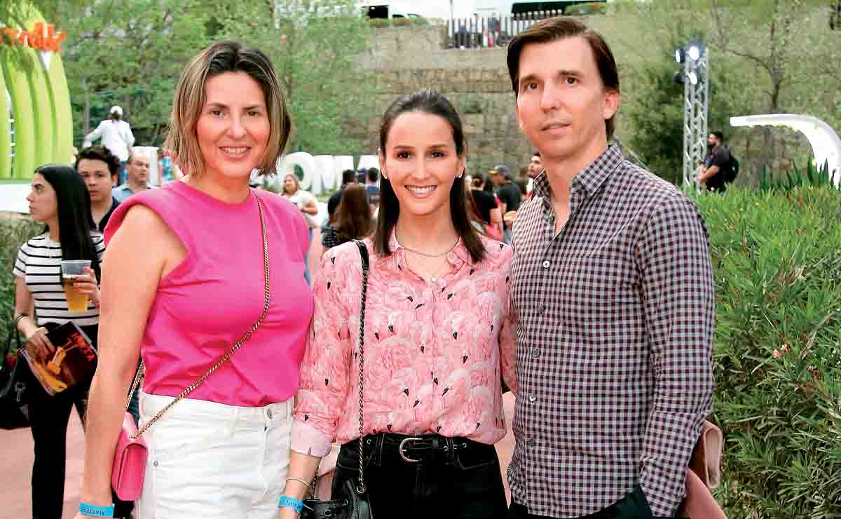 Cruz María Cantú, Gaby Beltrán de De la Garza  y Marcelo De la Garza / Fotos: Roberto Alvarado