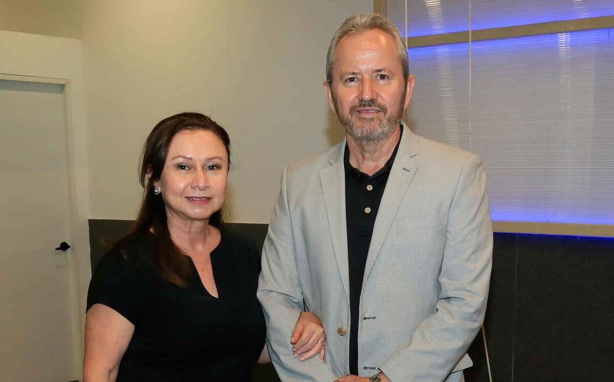 Gabriela Villarreal y Alejandro Cavazo