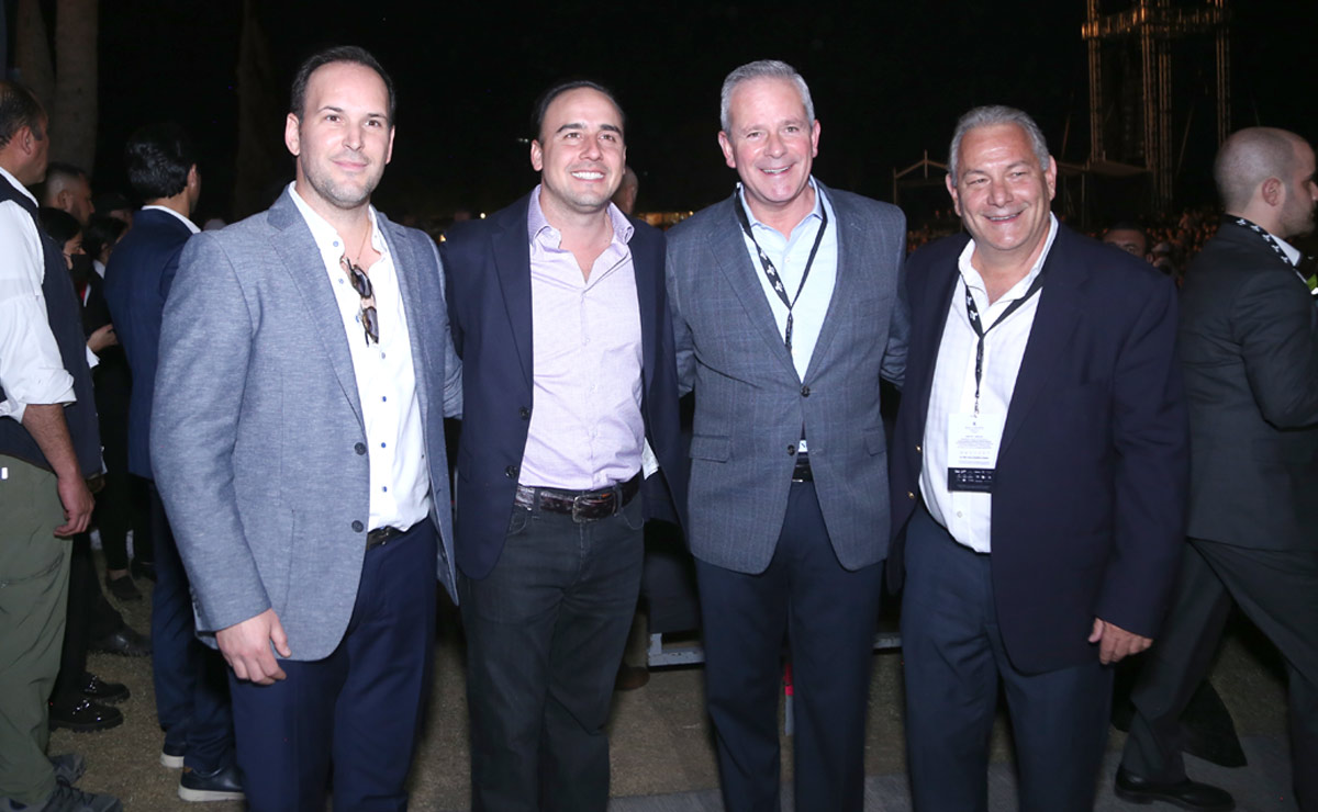 Jorge, Manolo, Marcelo y Ricardo