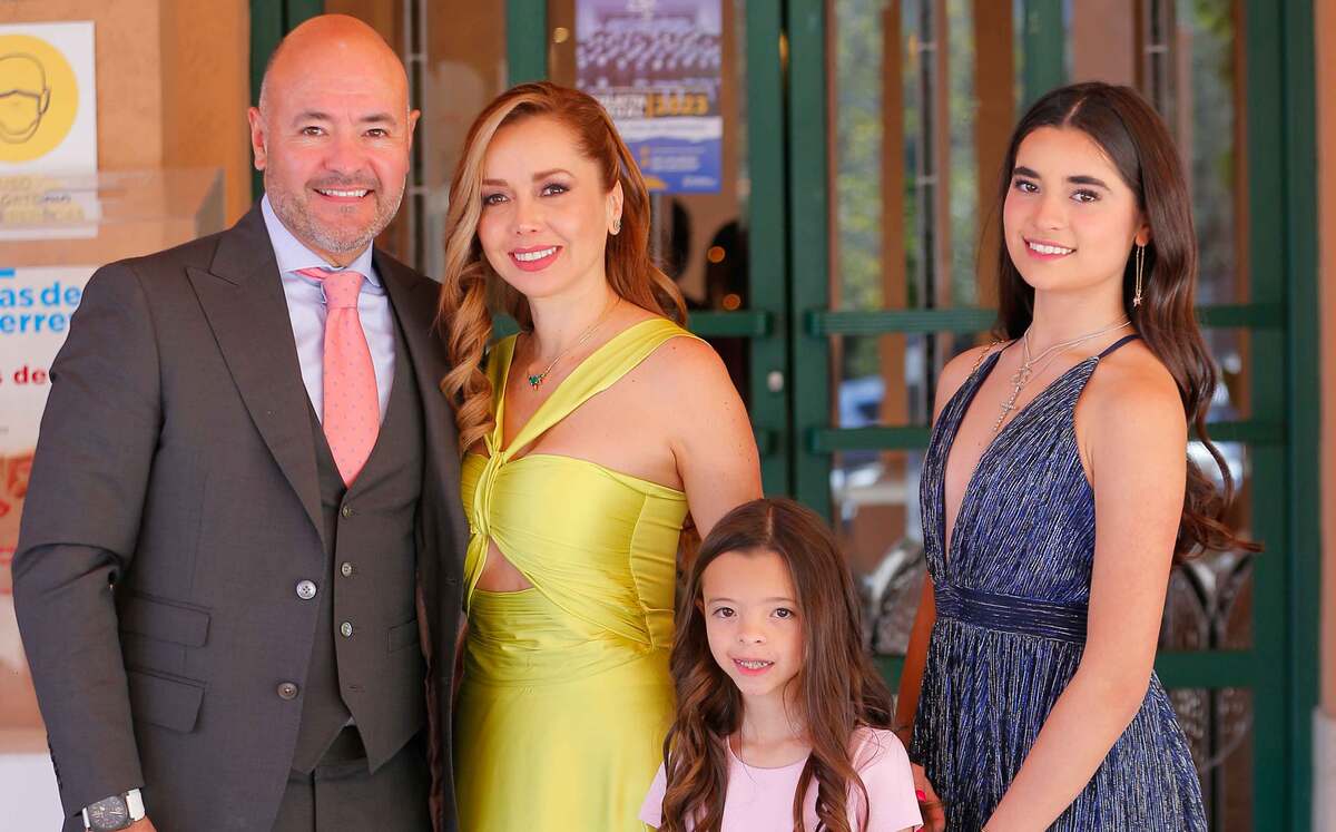 Jorge Vallejo, Ana Lucía Villafaña, Isabella Vallejo y Ana Sofía Vallejo