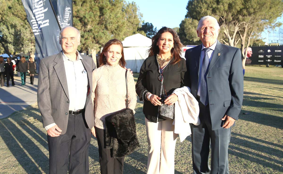 Miguel Ángel, Rocío, Lola y Guillermo