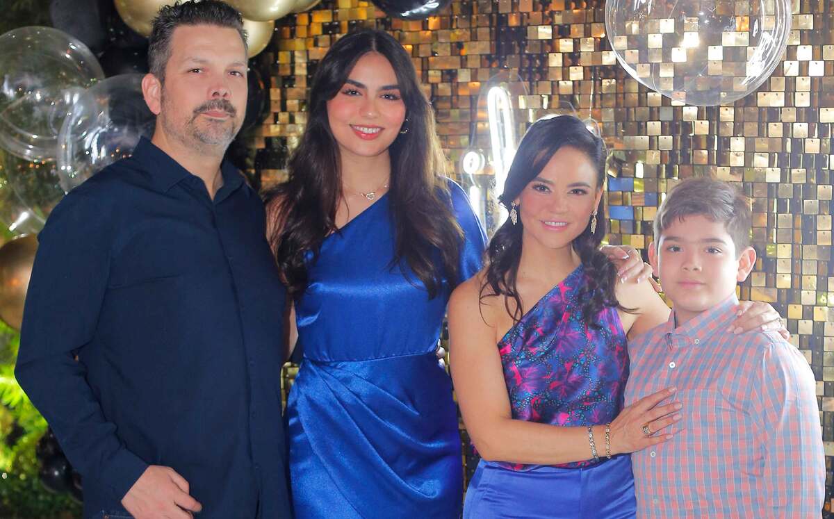 Ricardo Garza Páez, Laila Garza, Laila Kamar y Santiago Garza. Fotos: Daniel Saldívar
