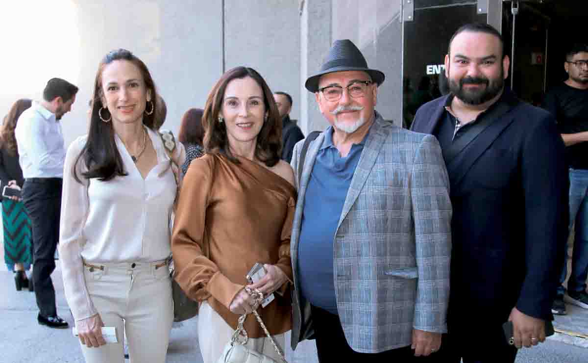 Yolanda Garza de González, Maty Marino de Jasso, Hugo Garza y Juan José Sánchez / Fotos: Roberto Alvarado