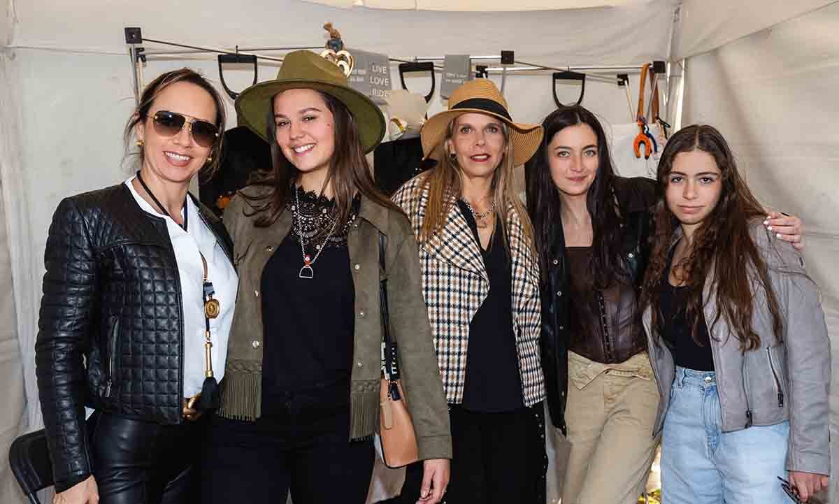 Daniela Sánchez, Camila Gutiérrez, Claudia Muñoz, Isabela Rumilla y Valentina Haddad (Fotos: Manuel Salgado)