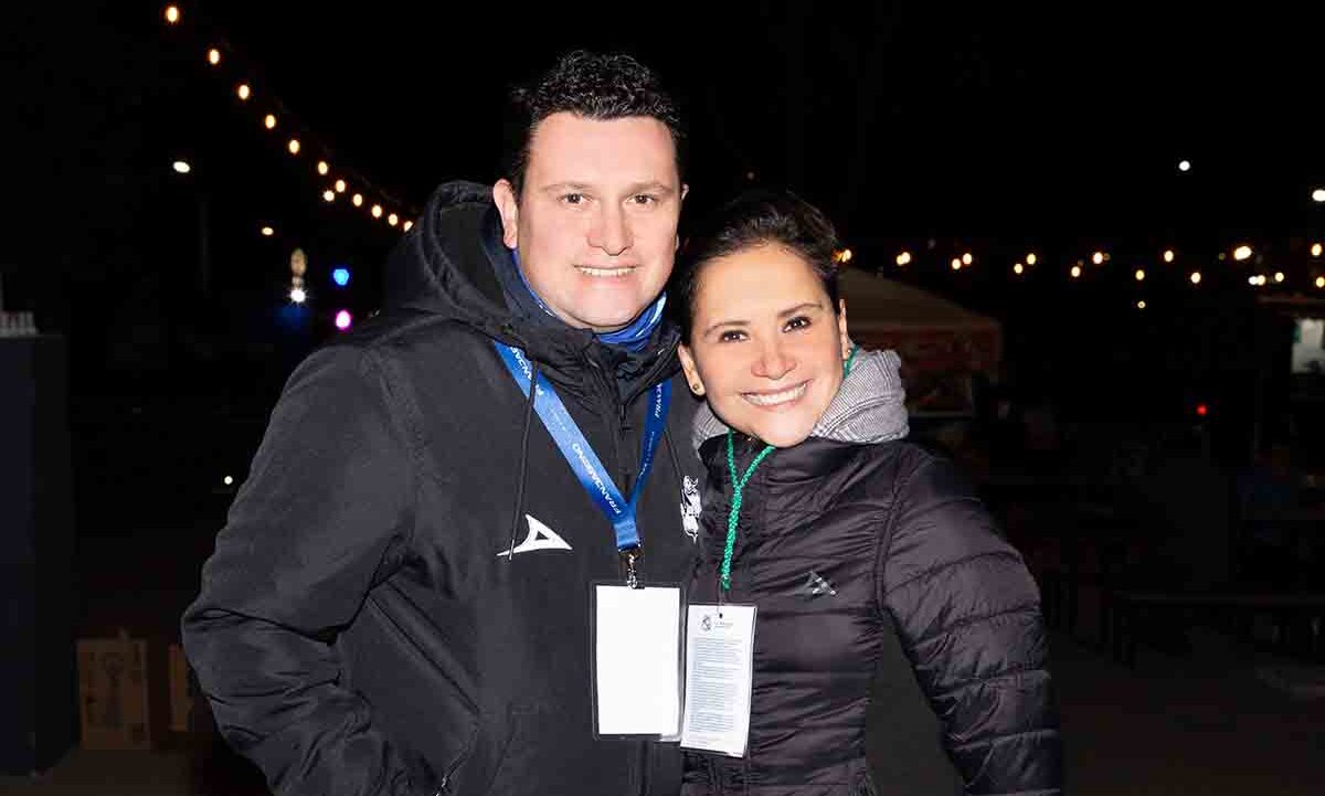 David Lastra y Laura González