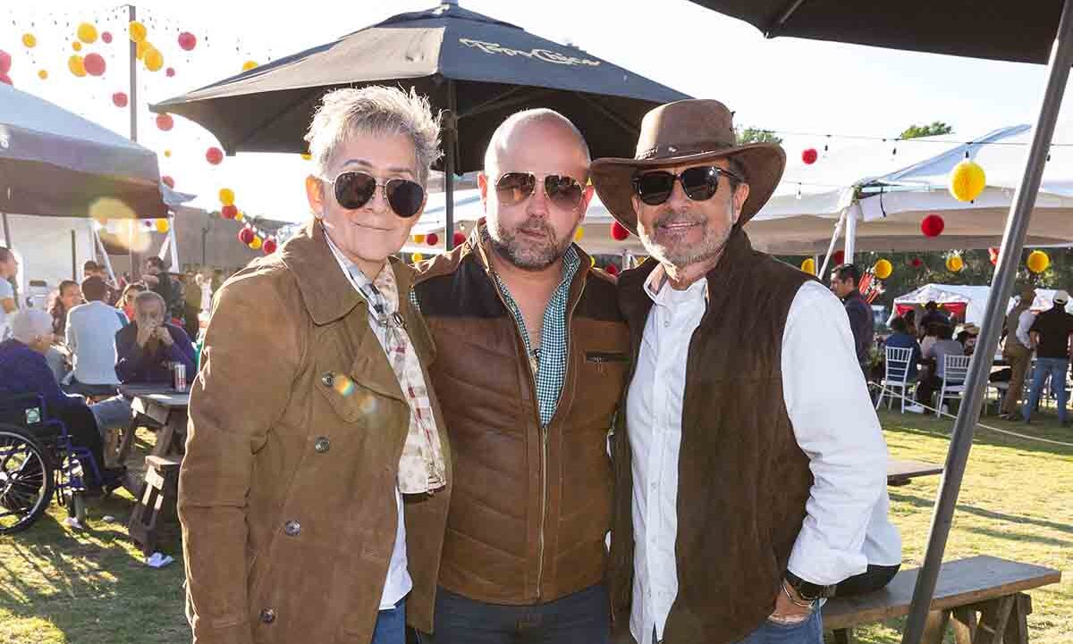 Angie Mendoza, Rafa Mendoza y Rafael Mendoza