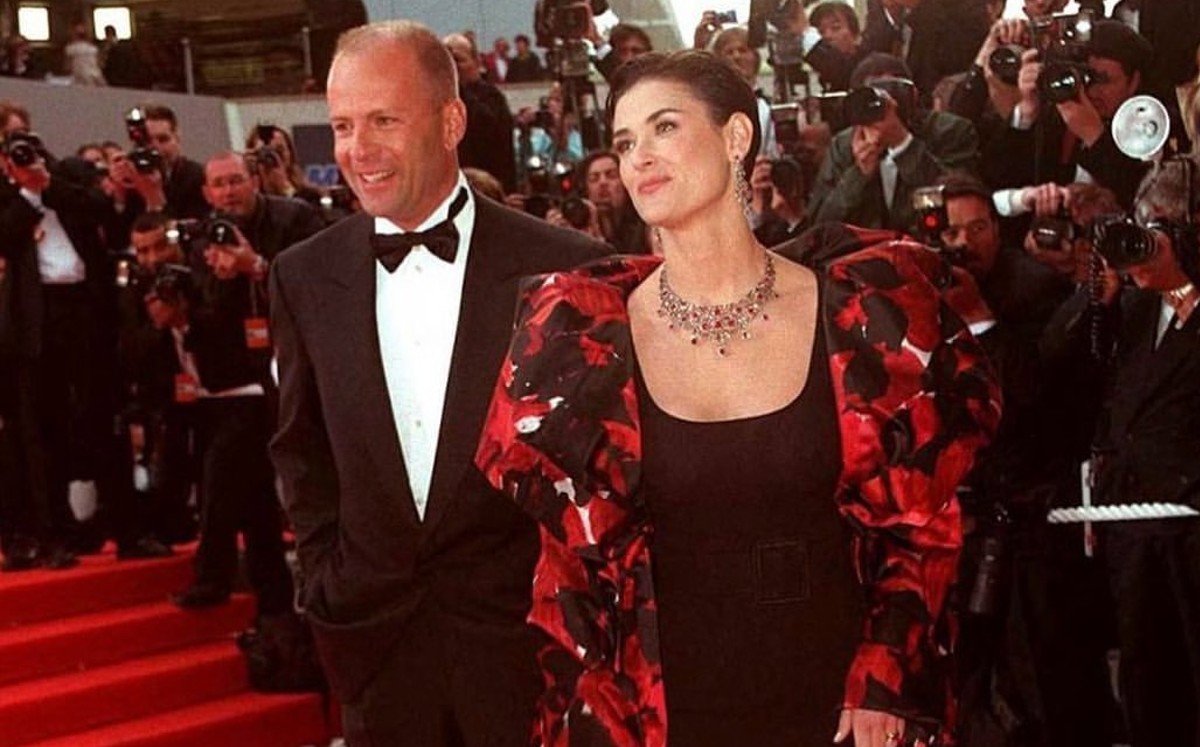 Demi Moore y Bruce Willis Foto: Instagram