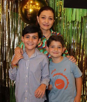 Bárbara Bortoni, Gabriel Santillán y Sebastián Santillán