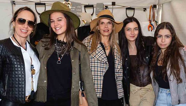Daniela Sánchez, Camila Gutiérrez, Claudia Muñoz, Isabela Rumilla y Valentina Haddad (Fotos: Manuel Salgado)