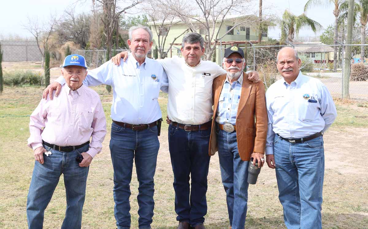 Juan, Florencio, Manolo, Armando y Rubén