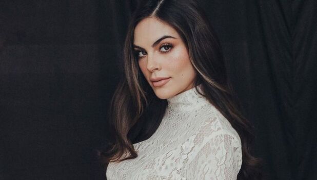 Ximena Navarrete presume 36 semanas de embarazo con vestido de encaje (Foto: Instagram)