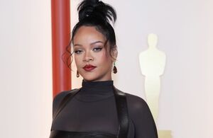 Rihamma: Vestido y embarazo en Premios Oscar 2023-Fotos