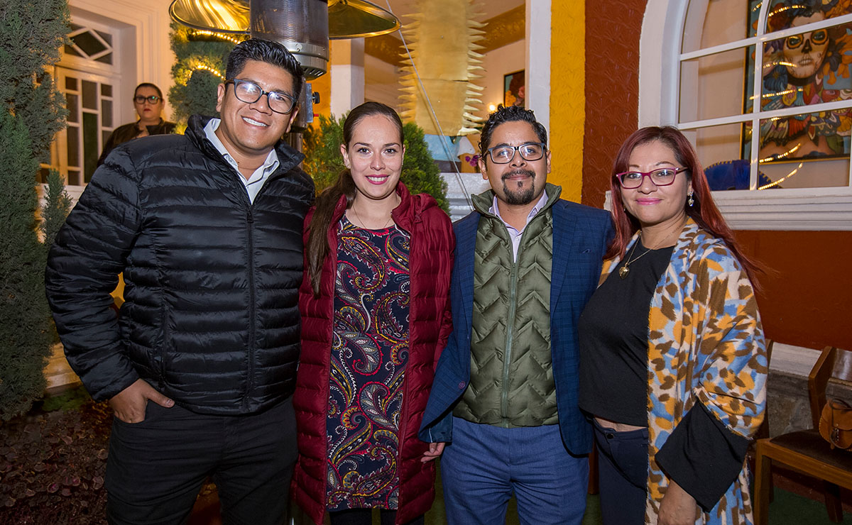 Fabián Castro, Sauri Rubio, Mauricio Núñez y Elianet Resendis