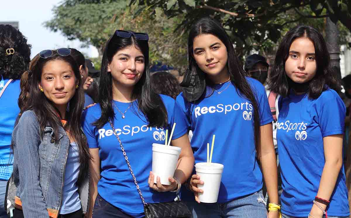 Alumnas de PrepaTec / Fotos: Dennis Hernández