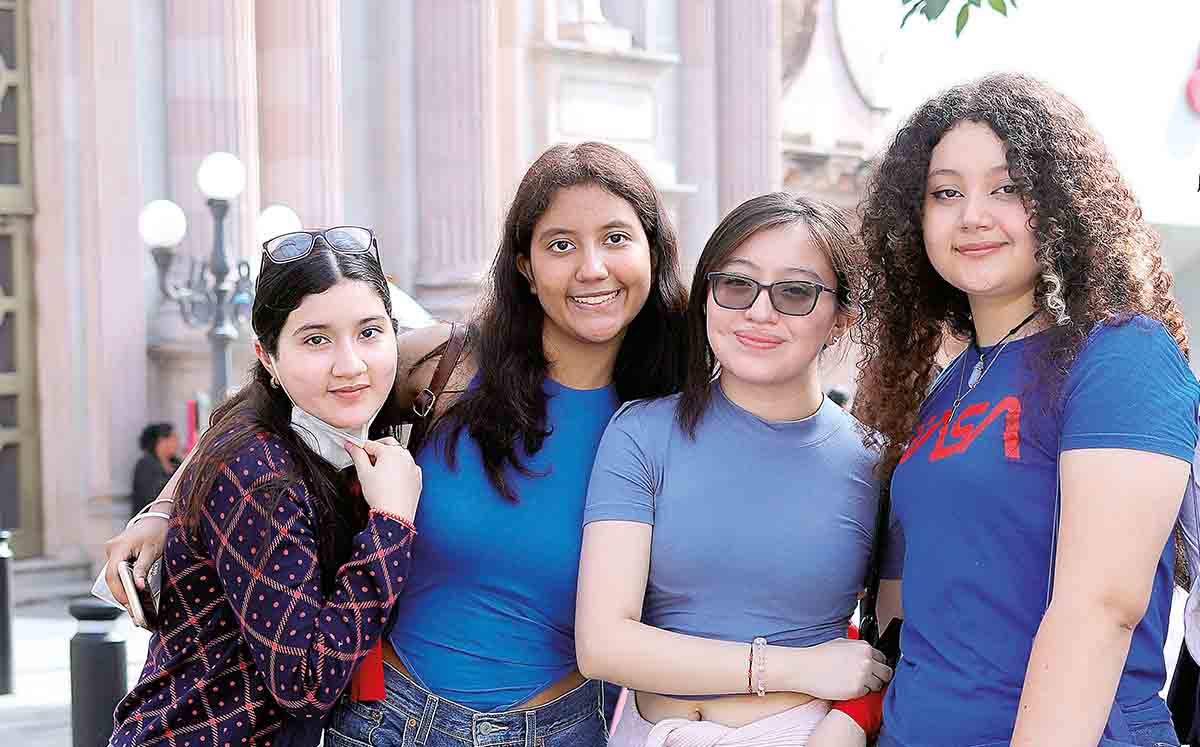 Danna Ortíz, Natalia Maya, Abril Reyes y Chelsea Sánchez / Fotos: Dennis Hernández