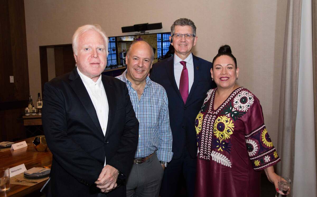 Samuel Sandler, Fernando Rocha, Gerardo De Anda y Edna Alanís