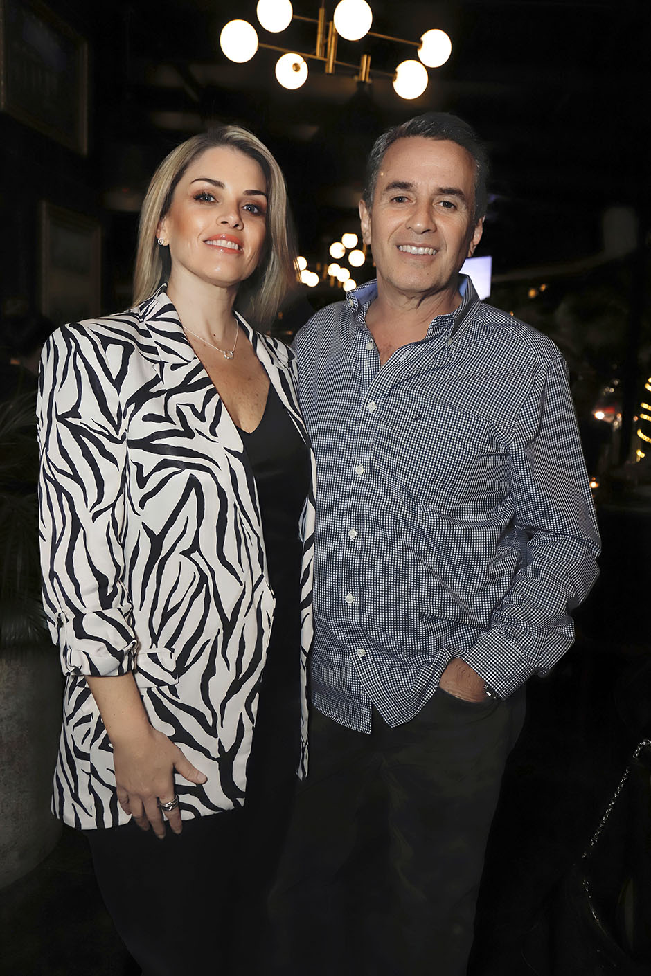 Yvonne Calderón y Eduardo González Guerra