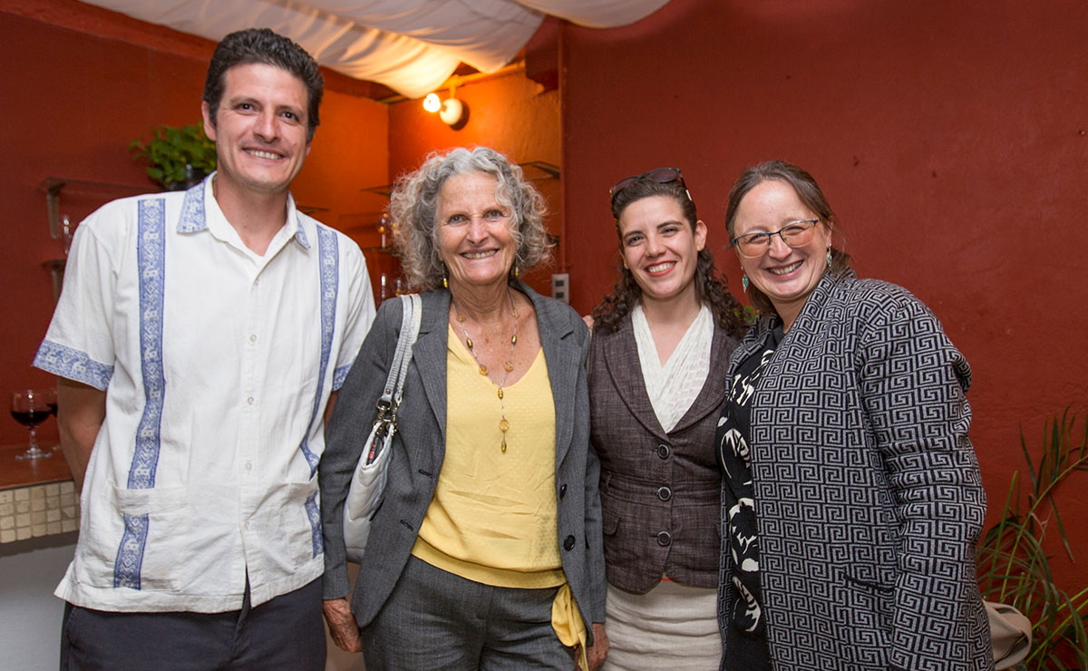 Estefan Delgado, Katherine Brusle, Scarlet Sánchez y Stéphanie Suel