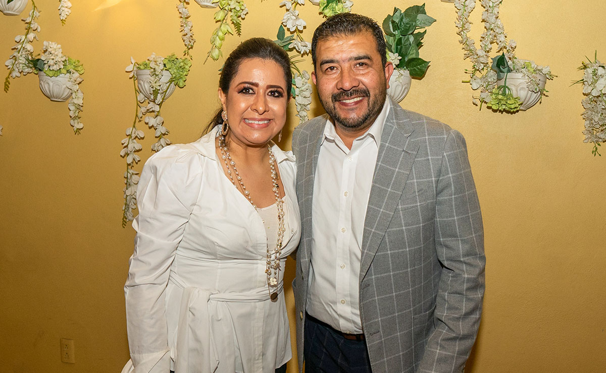 Laura González y óscar Glenn