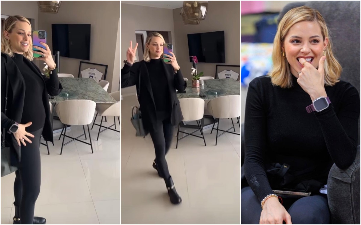 Mariana Rodríguez lleva los leggings a otro nivel a días de dar a luz (Foto: Instagram)