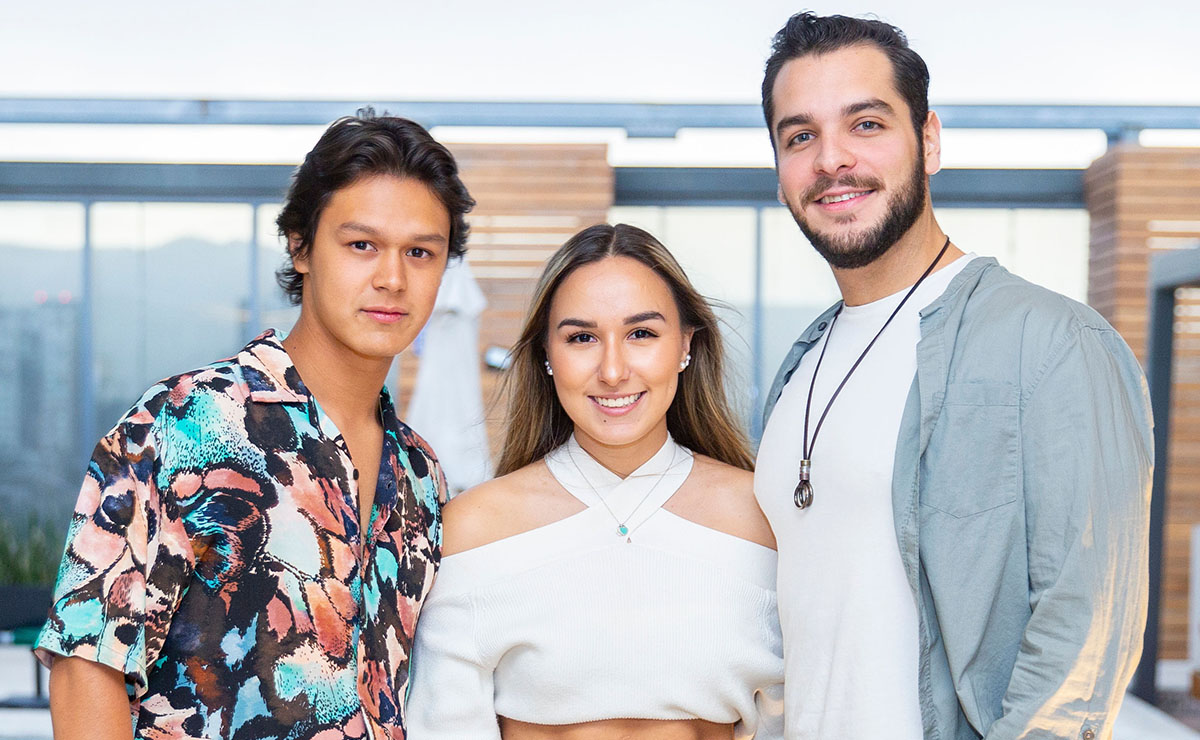 Nicolás Estrada, Isabel González e Iker Santineli