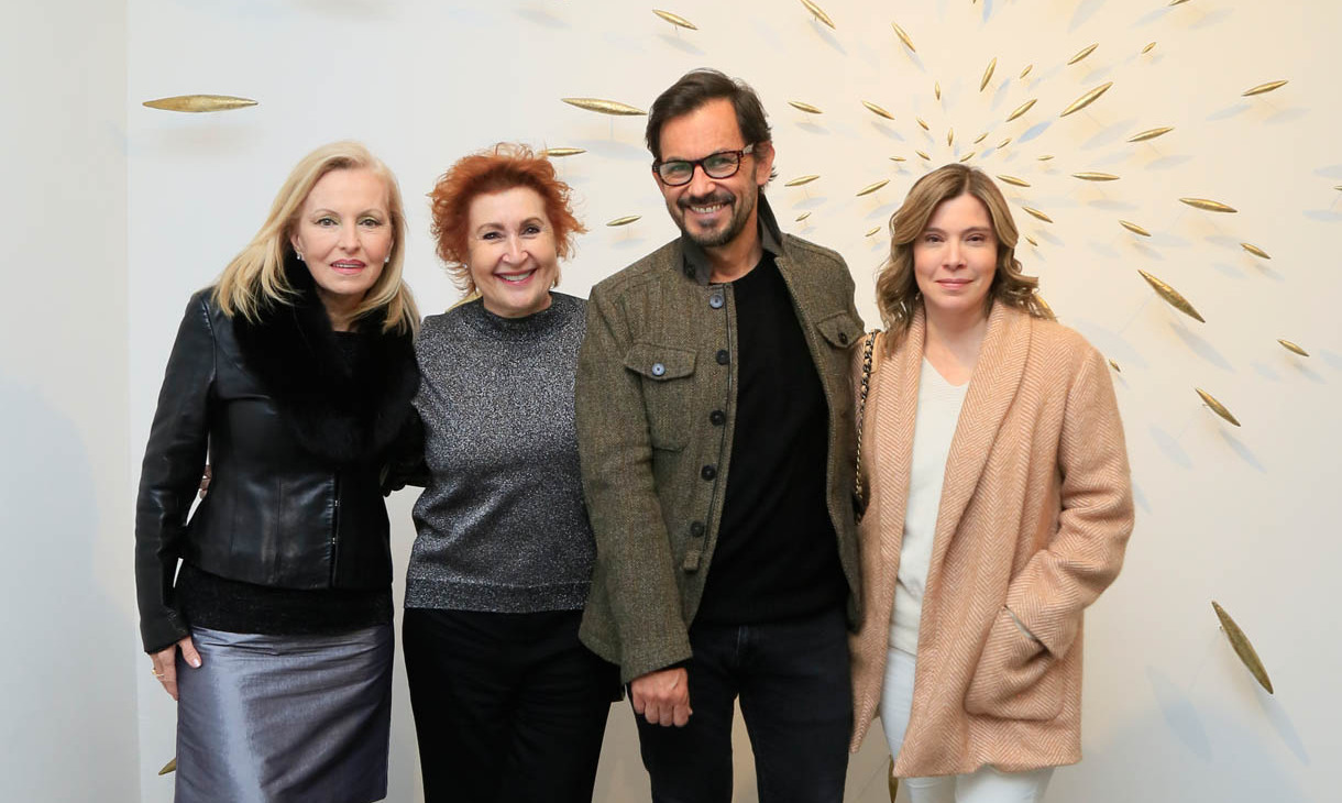 Consuelo Ibarra de Benavides, Emma Molina, Luciano Matus y Ana Bárbara Caballero