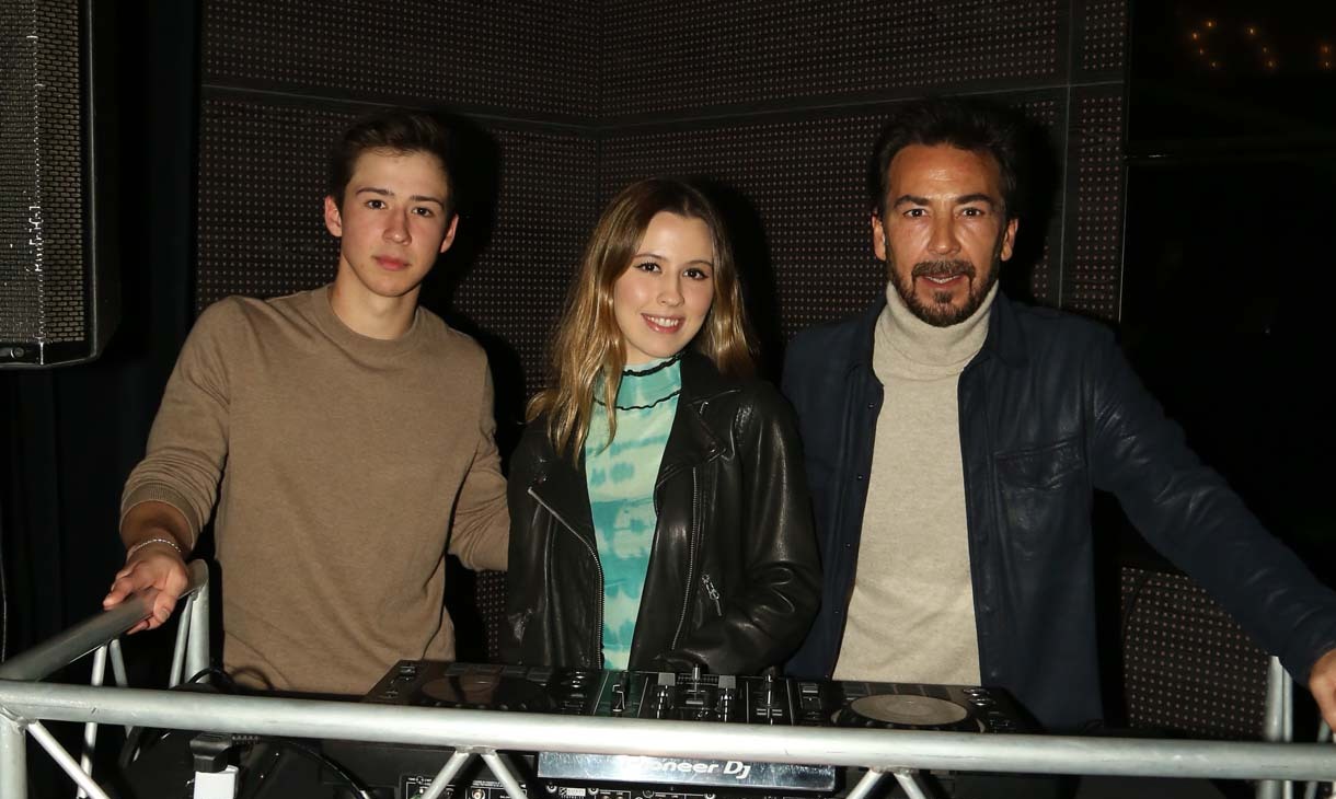 David Garza, Milena Garza y Eudelio Garza