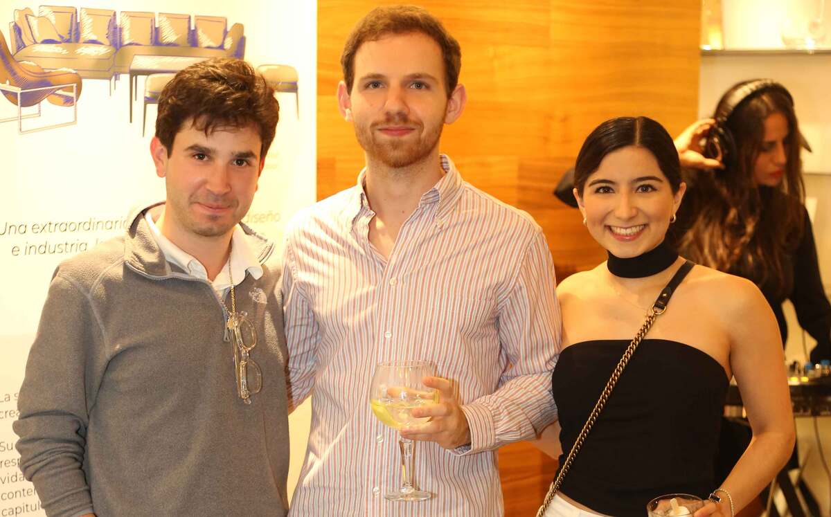 Carlos Guerra, Pablo Morales y Cristina De la Maza
