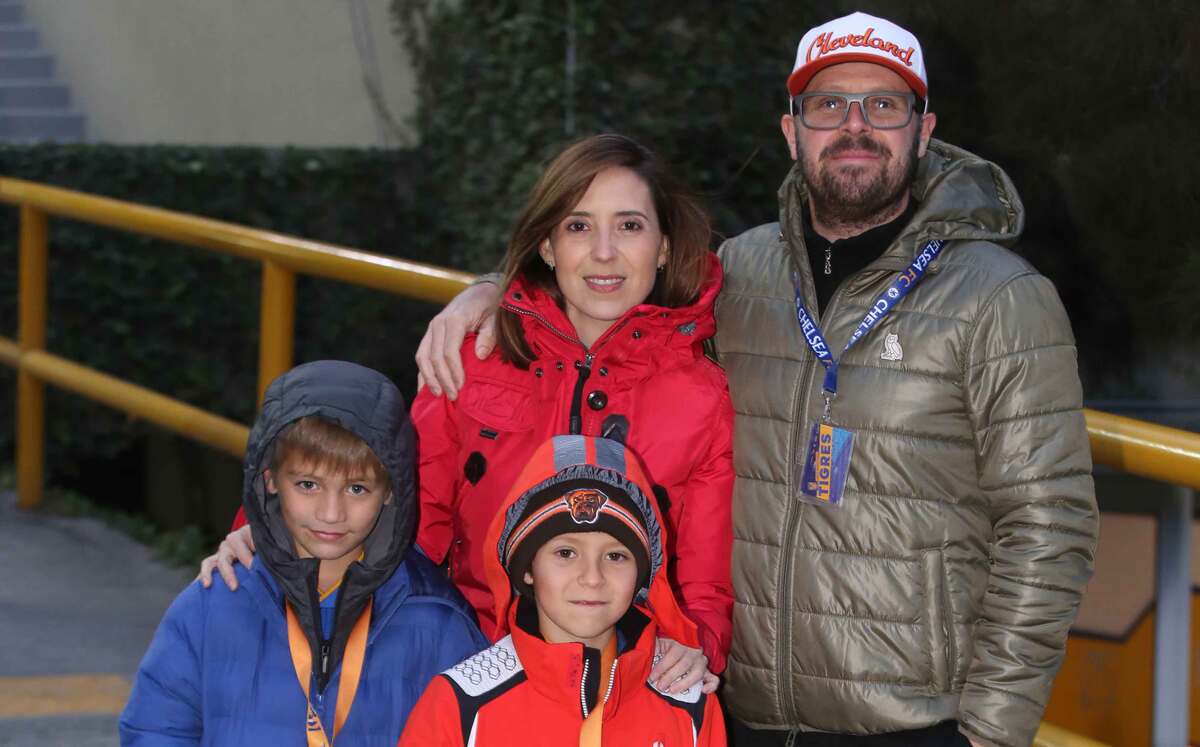 Mayté Garza, Graciano Cantú, Héctor Benavides y Nicolás Cantú