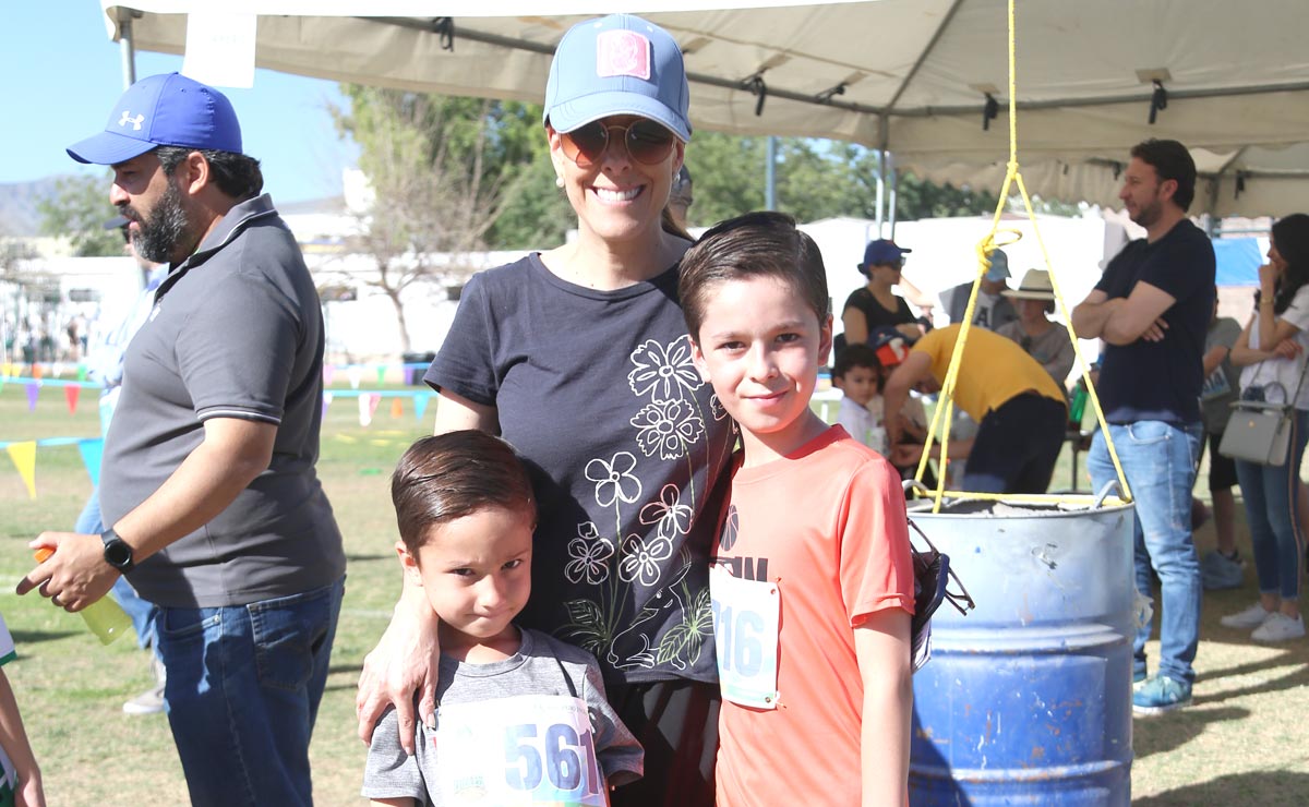Paulina, Marcelo y Nicolás