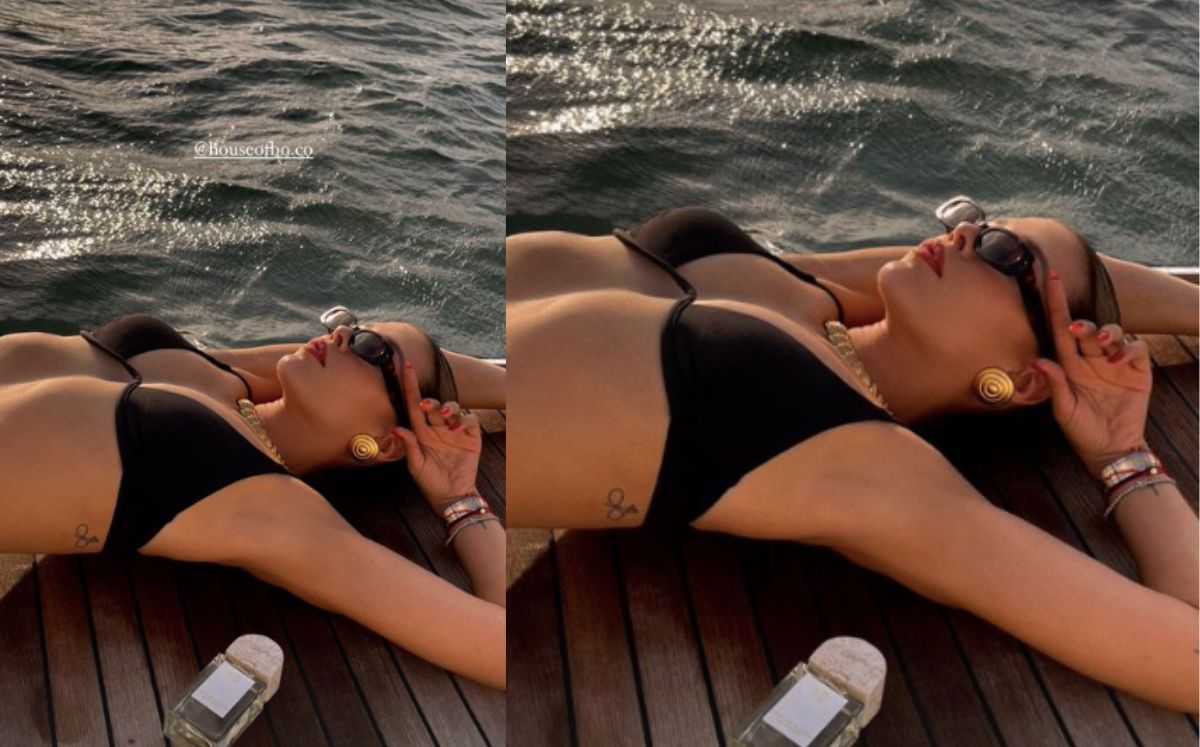 Michelle Salas lleva el bikini de varilla perfecto para esta temporada.