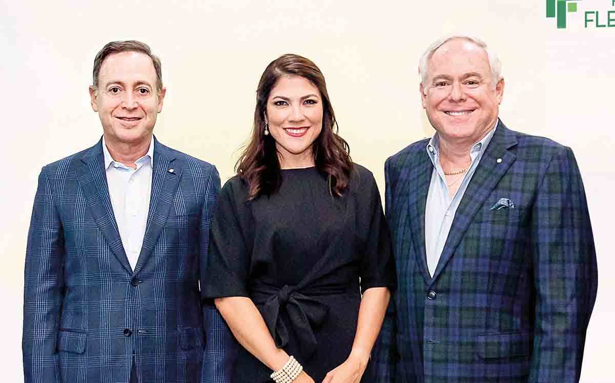 Robert Fleishman, Mariana Priego y Henry Fleishman / Foto: Cortesía