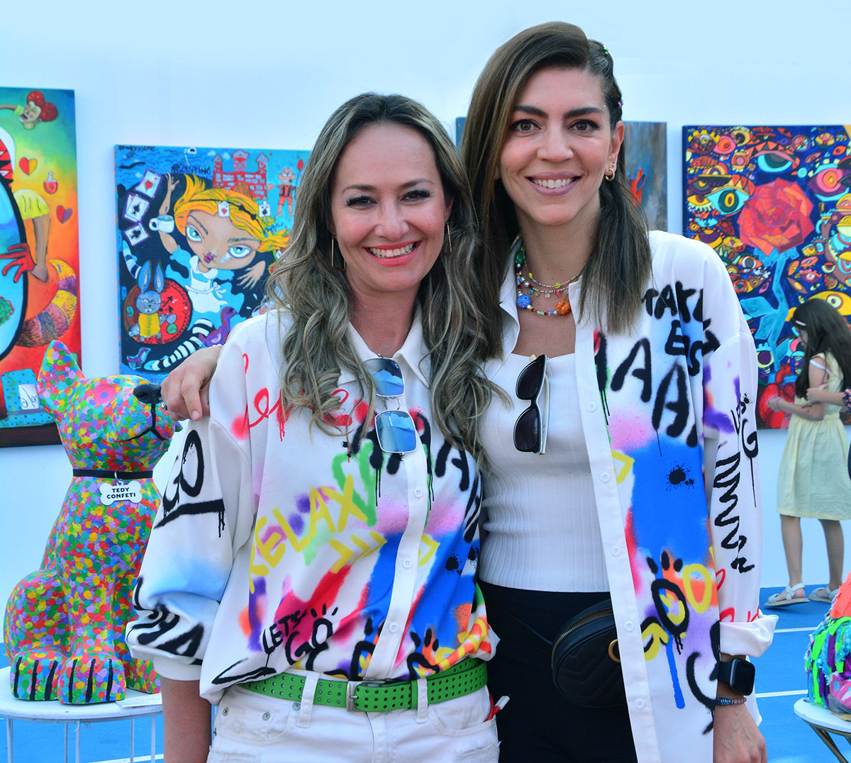 Verónoca Egiarte y Adriana González