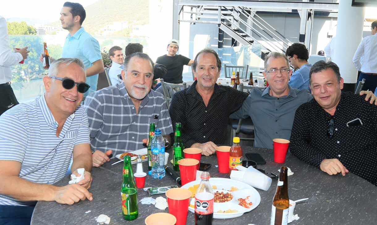 David Fernández, Oscar Guerra, Héctor Jiménez, Francisco Ferrara y  Roman Montemayor