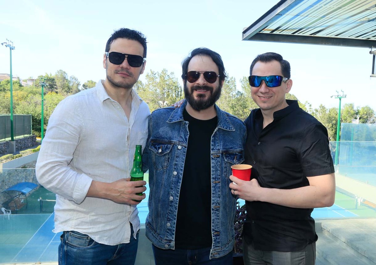 César Vázquez Mellado, Jorge García y Patricio Inzunza