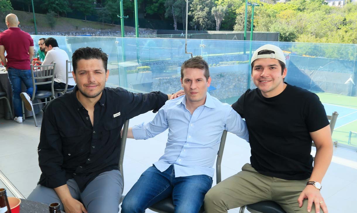 Enrique Serazzi, Polo Ramírez y Héctor Maldonado