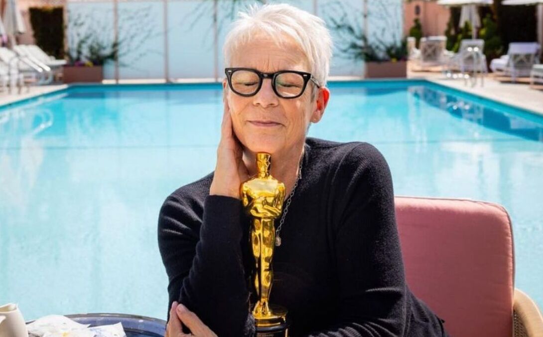 Jamie Lee Curtis celebra a su hija transgénero con su premio Oscar (Foto: Instagram/Los Angeles Times)