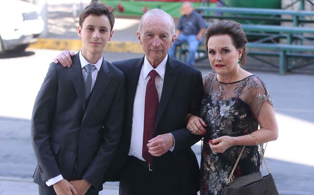 Lucas Derby, Eduardo Elizondo y Blanca de Elizondo