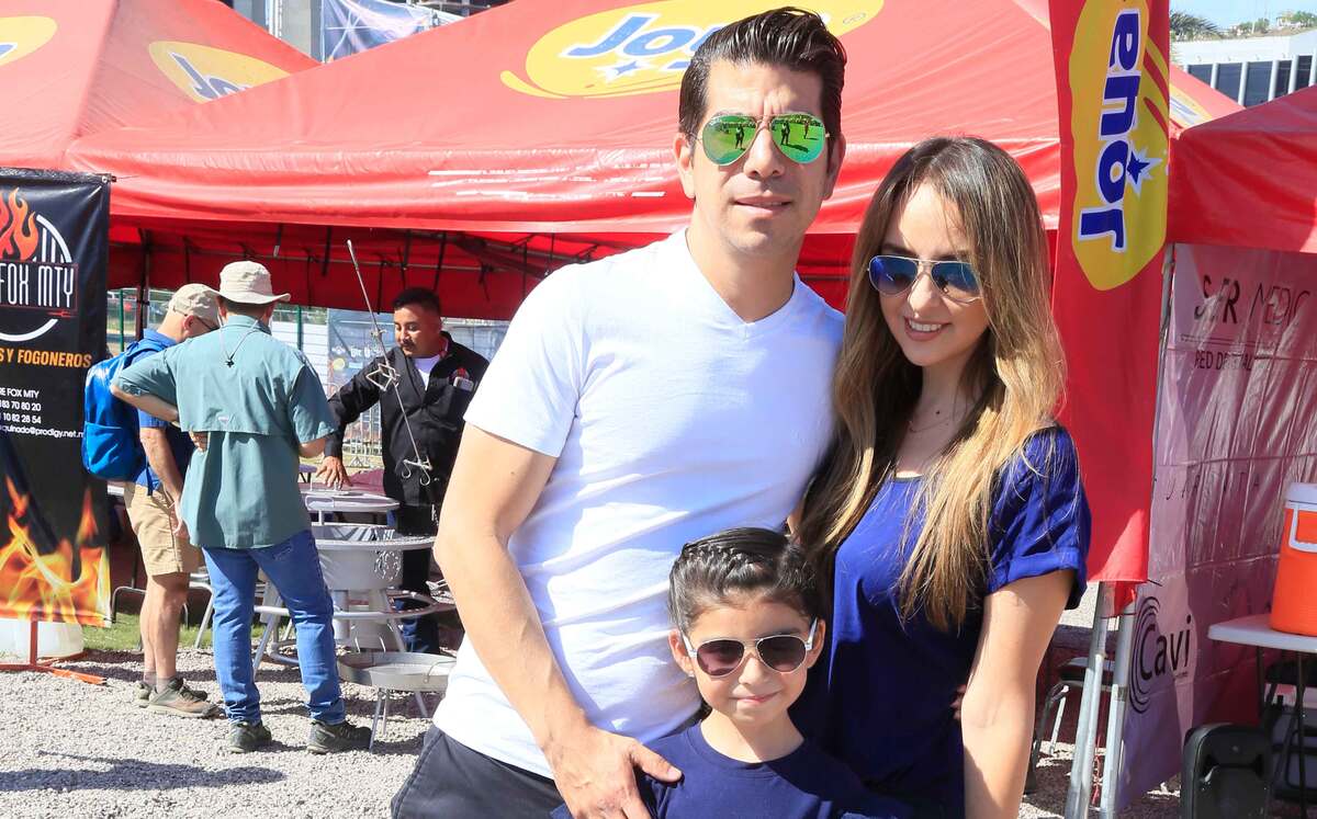 Álvaro Rojas, Estefania Rojas y Mayra Zapatero