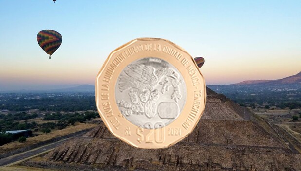 Moneda de Tenochtitlan se vende hasta en ¡25 MIL pesos! (Foto: Banxico)