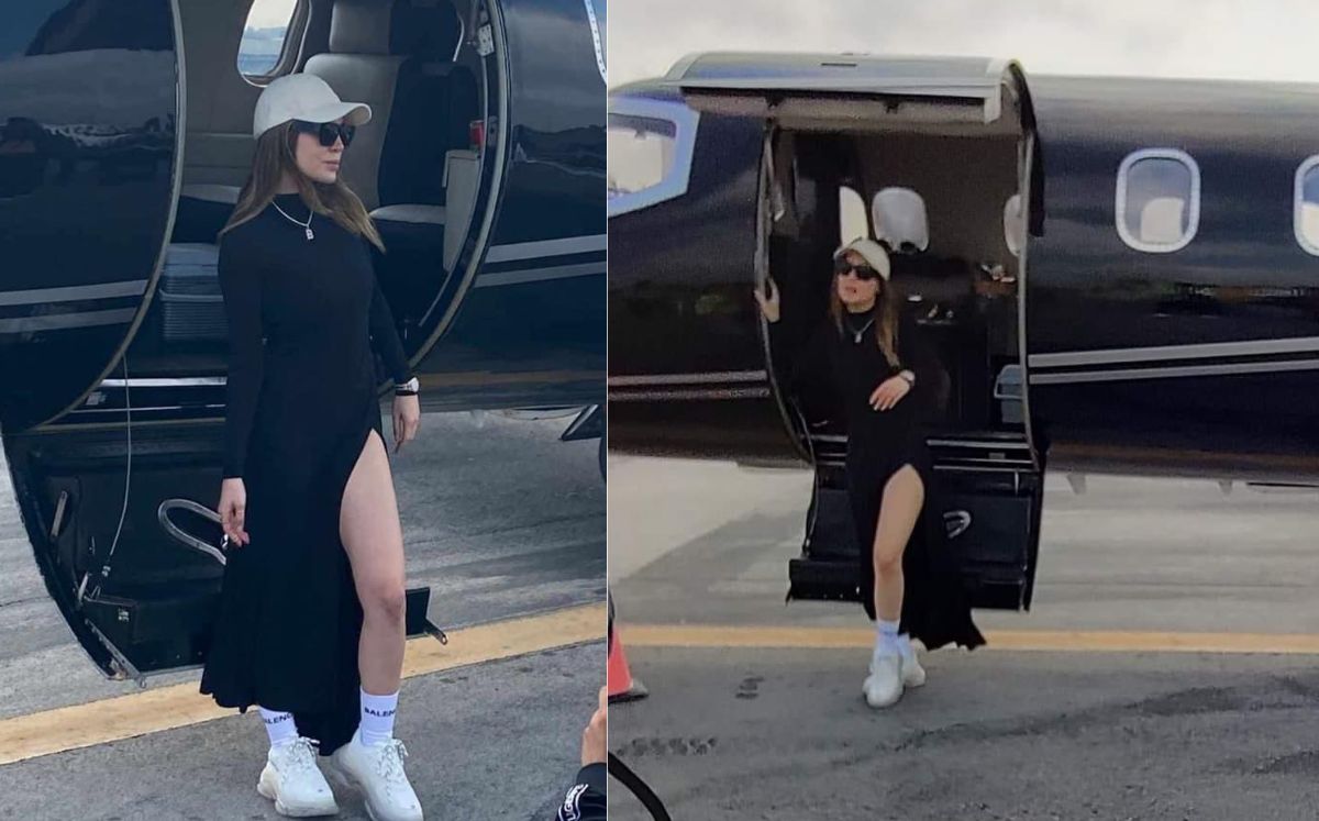 Belinda lleva a otro nivel el maxi vestido con la abertura lateral más hot