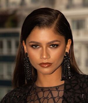 Zendaya usa lujoso bralette de oro de vestido transparente glamouroso (Instagram)