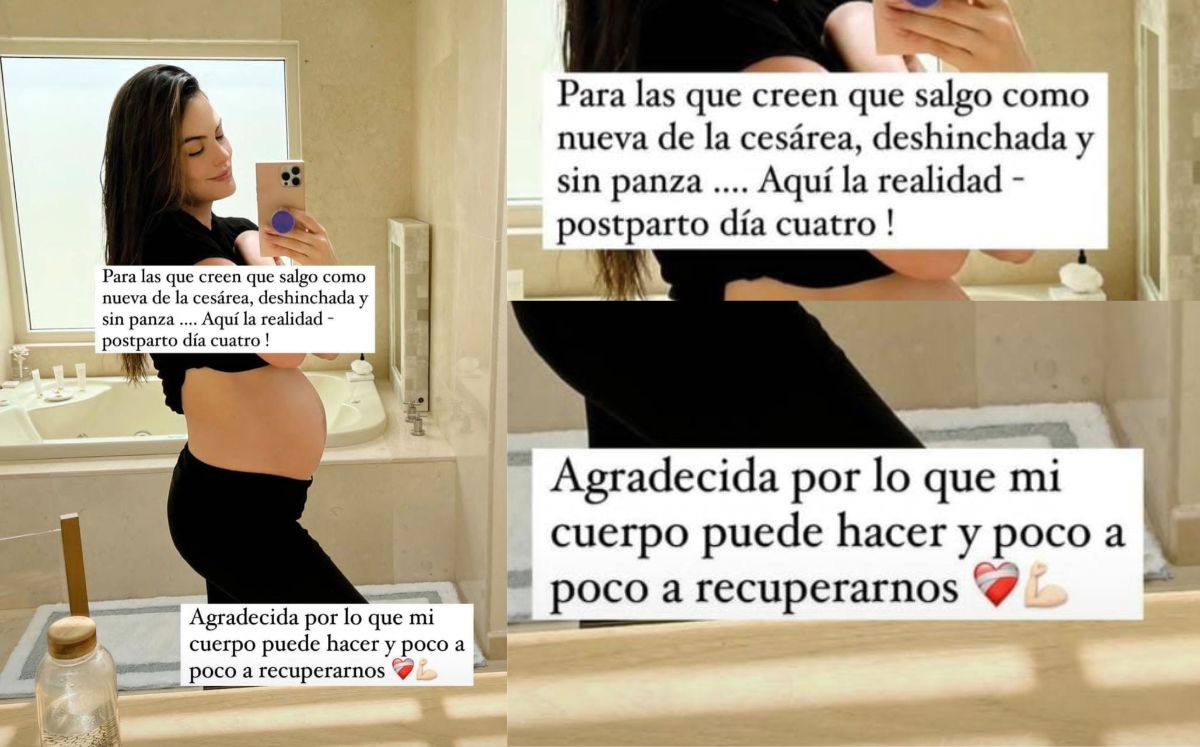 Ximena Navarrete a unos días de dar a luz a su segundo bebé